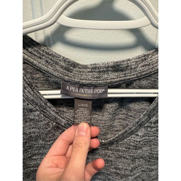 Women’s Gray A Pea in the Pod Maternity Sweater Size Large‎ - Picture 2 of 3